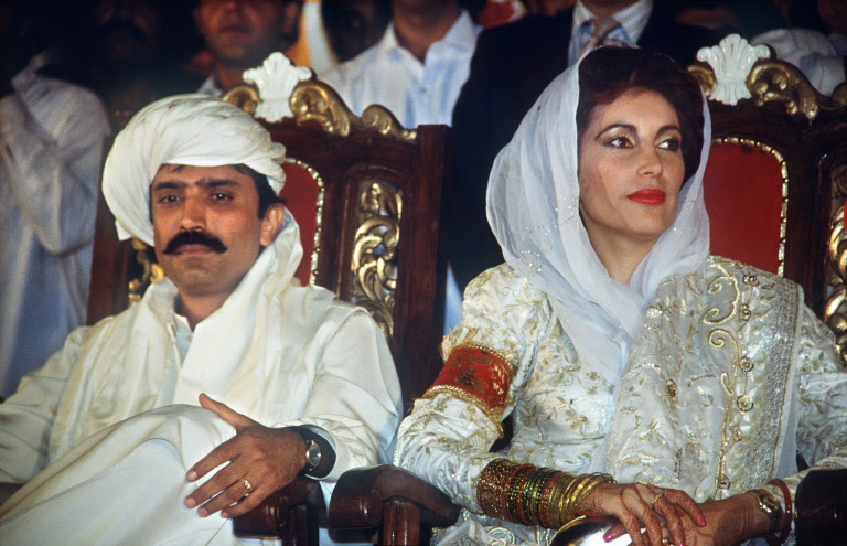 Benazir Bhutto wedding 