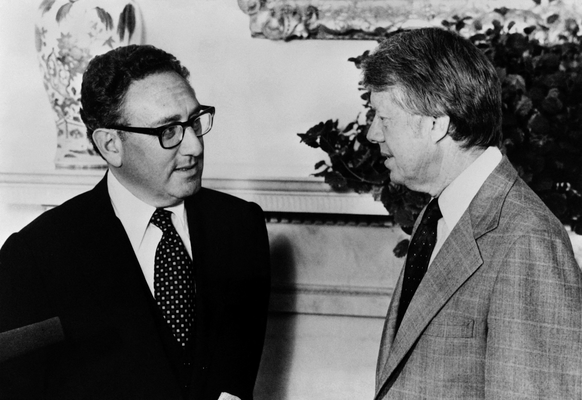Kissinger and Jimmy Carter