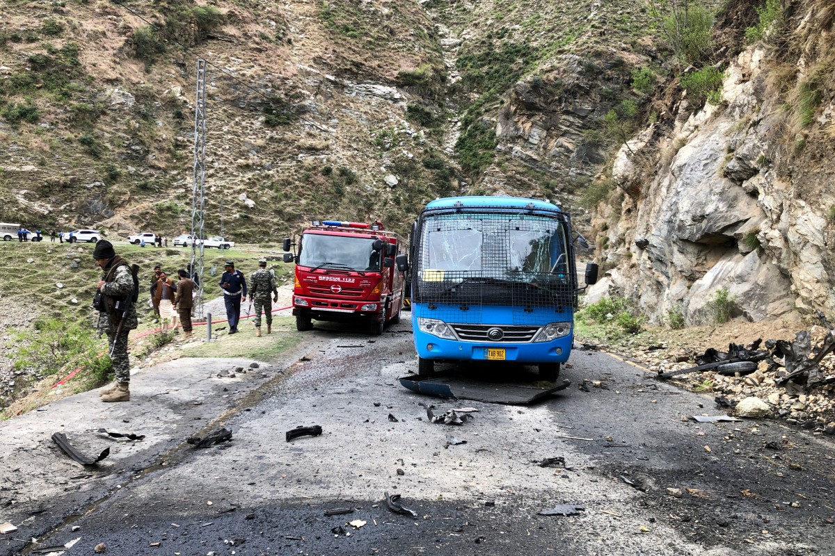 Chinese Bus Attack Bisham 