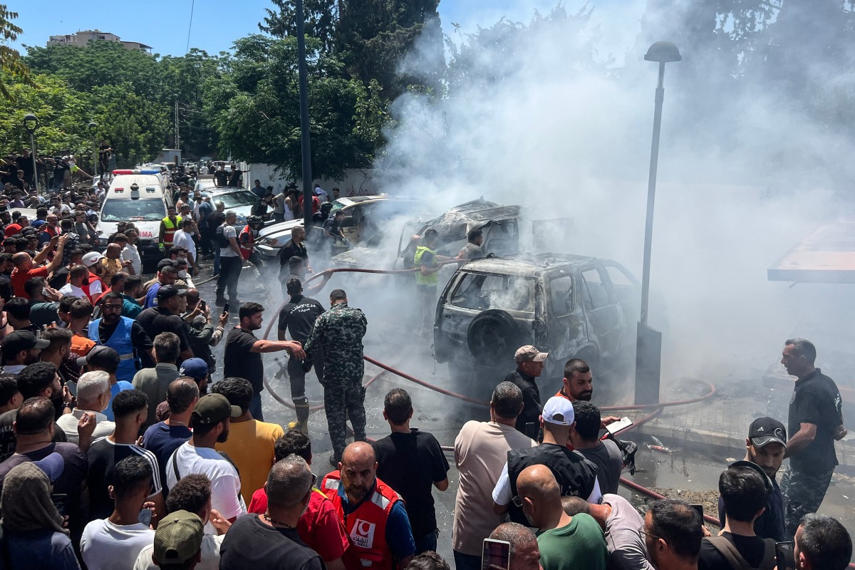 لبنان پر اسرائیلی حملوں میں شدت: نبطیہ سے شہریوں کا انخلا، الریحان کے میئر کی موت