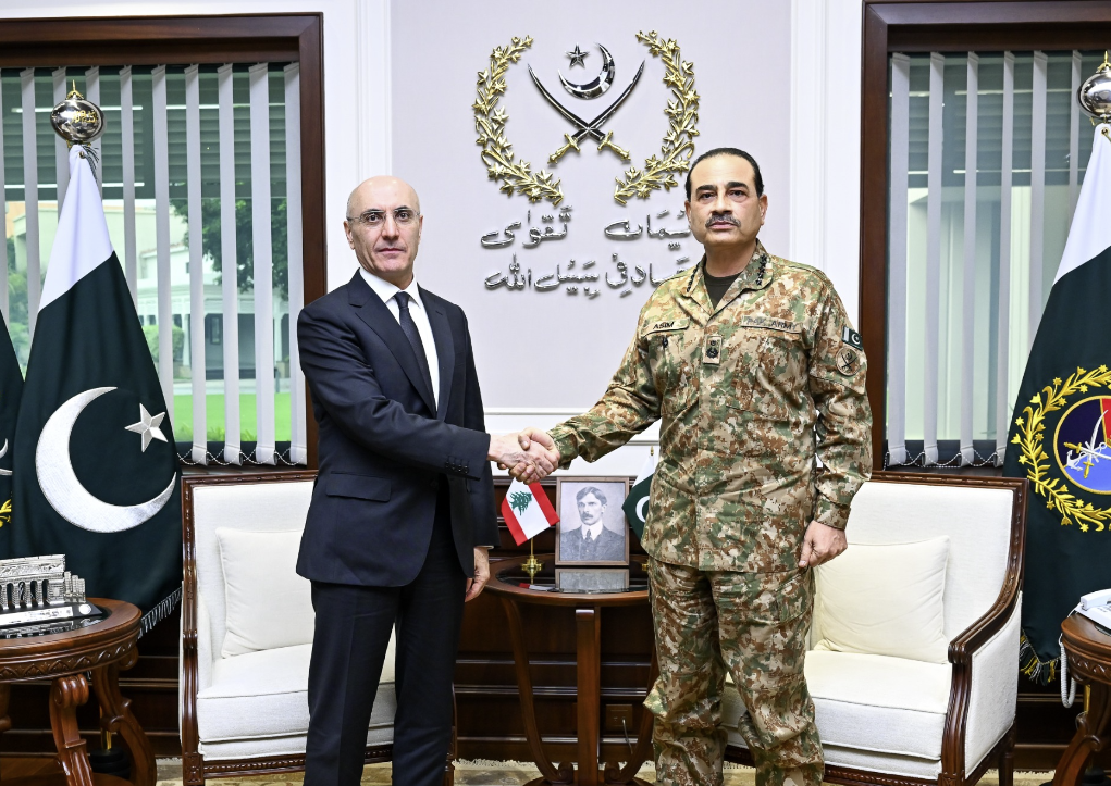 لبنان اور پاکستان سکیورٹی کے ادارہ جاتی روابط مضبوط بنائیں گے: آئی ایس پی آر