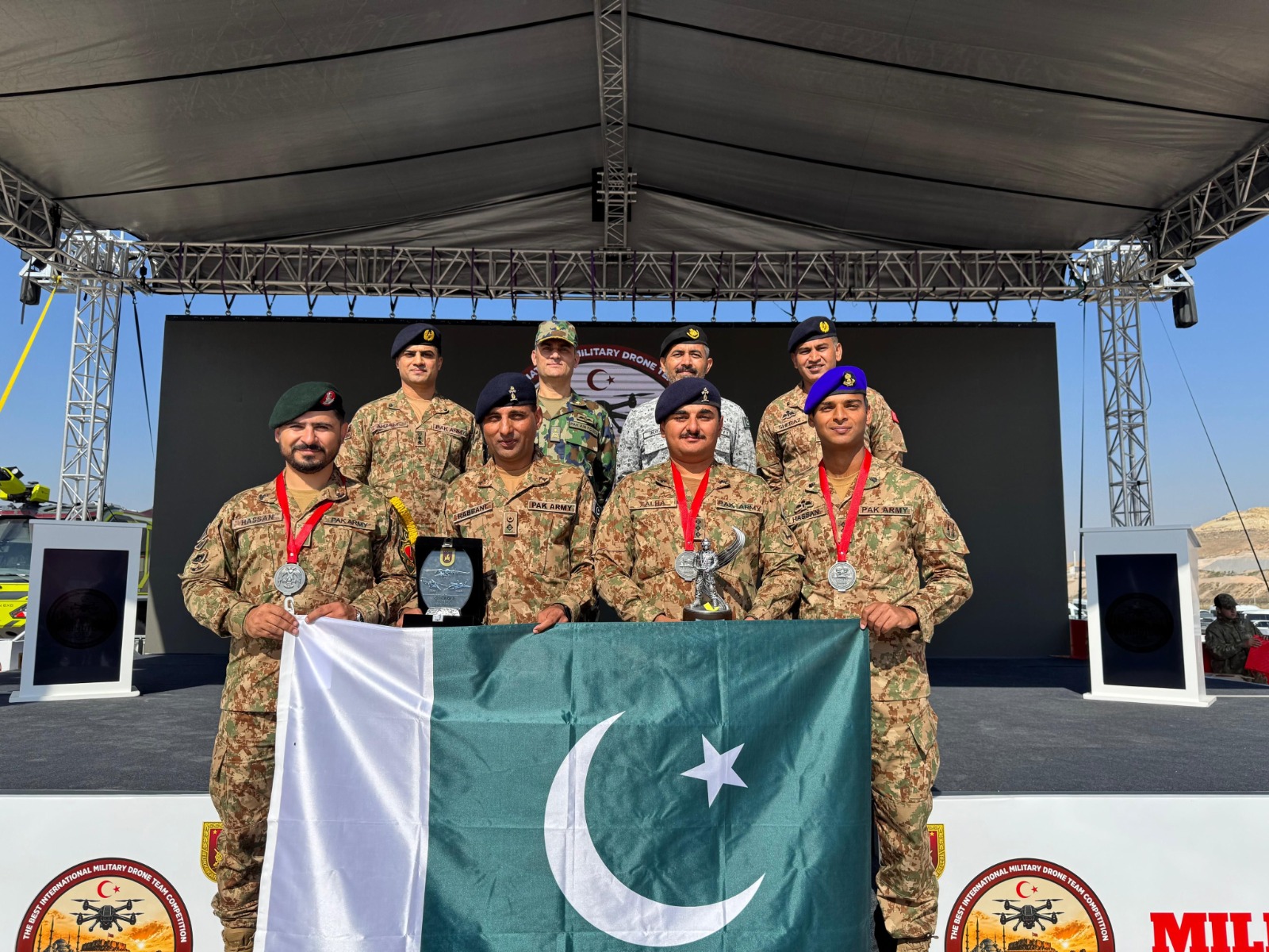 پاکستان کی عالمی فوجی ڈرون مقابلے میں دوسری پوزیشن