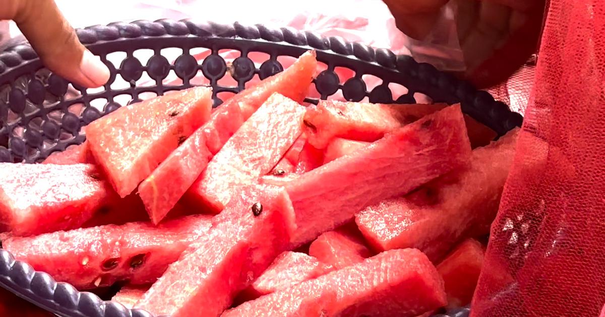 Are injected watermelons actually pink?