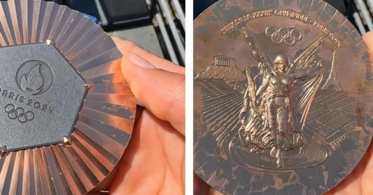 The American athlete’s suspicion that the Olympic medal was damaged in a week