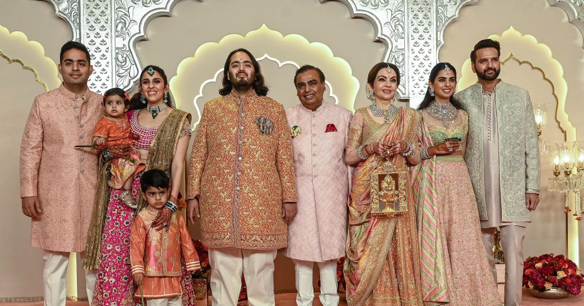 How much wealth does Ambani family, the richest in Asia, have?