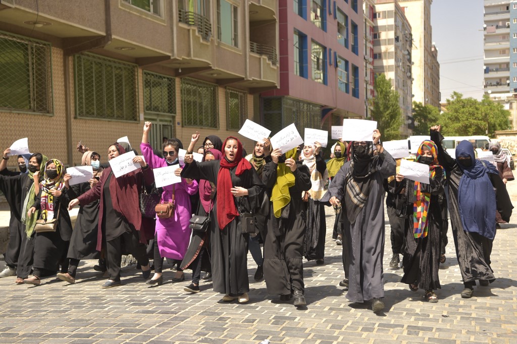 افغان خواتین احتجاج