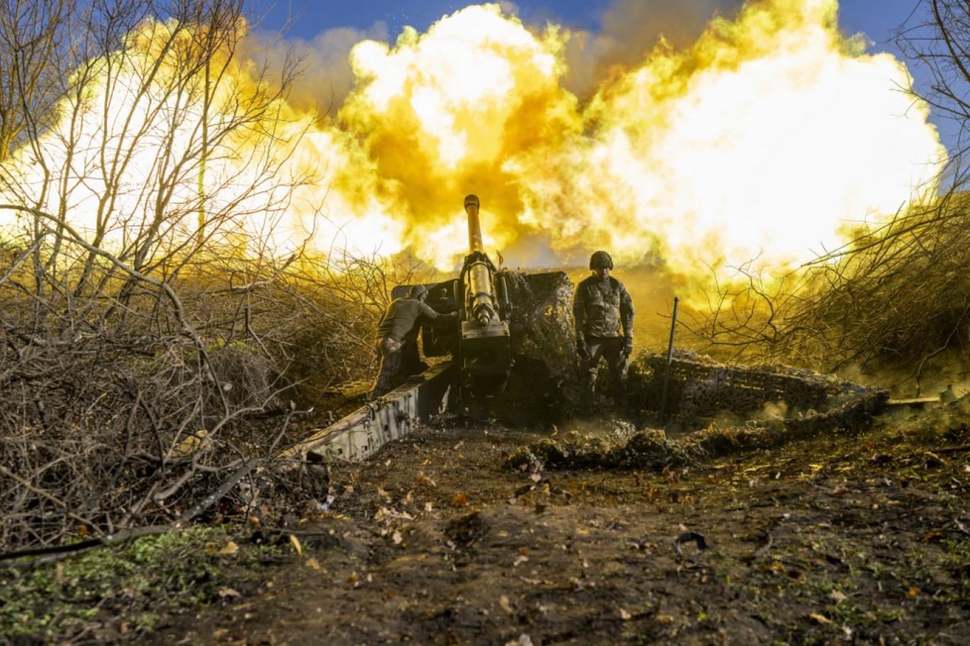 Ukraine artillery Shell fire