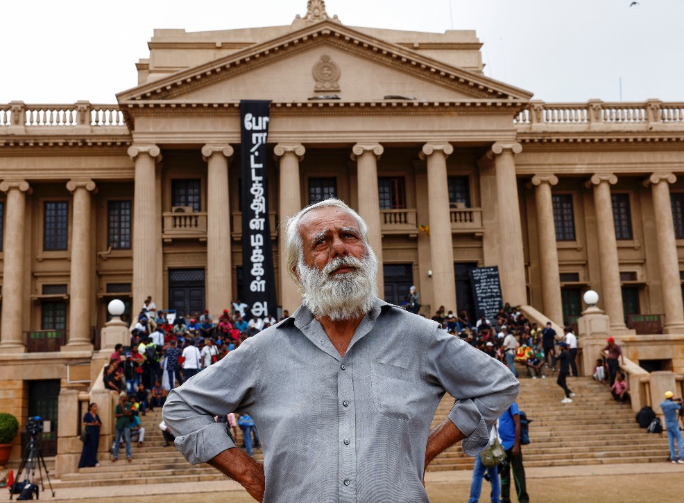 Sri Lanka Protester.JPG