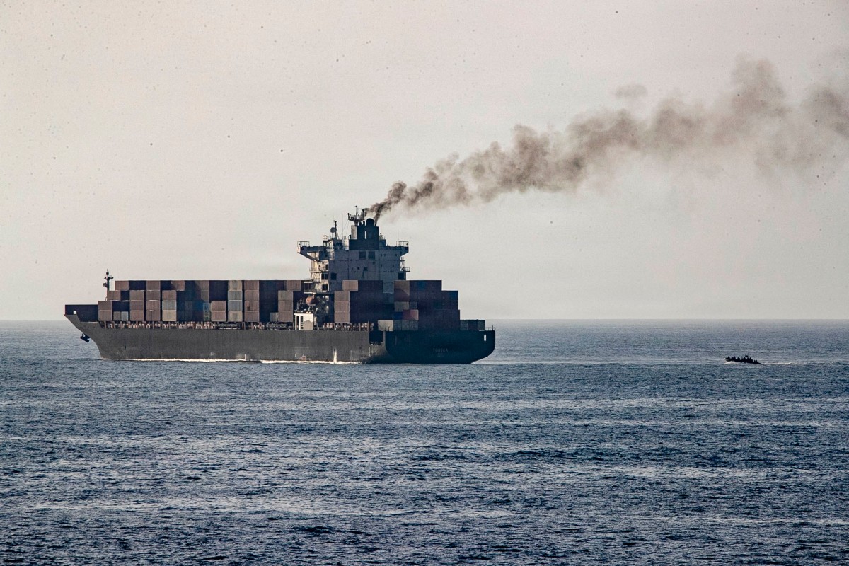 Iranian container ship