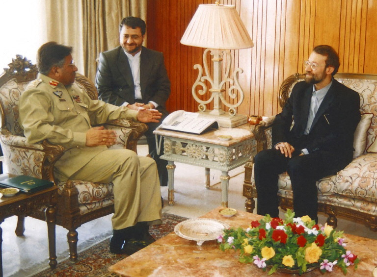Larijani Musharraf