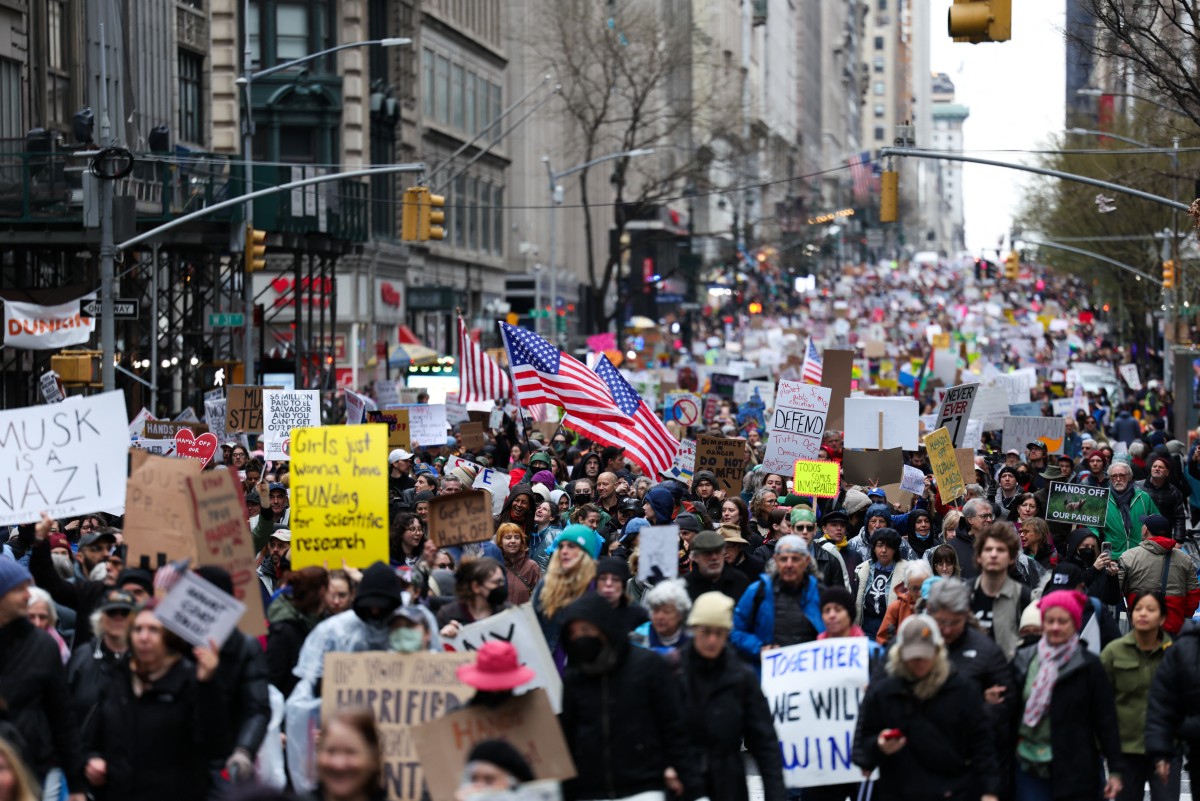NEW york trump protest
