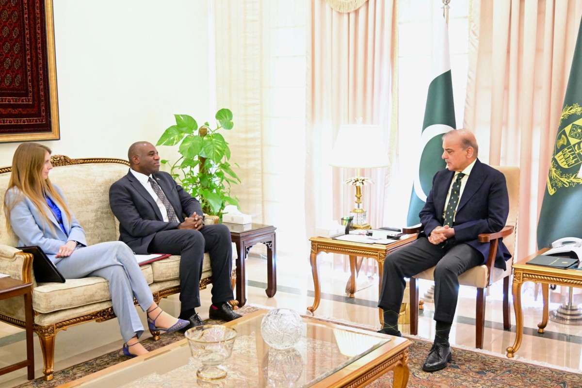 David Lammy Shehbaz Sharif