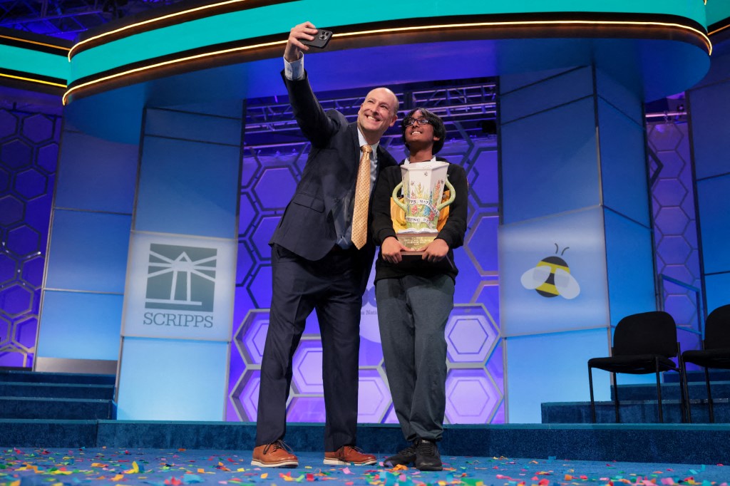 Kids Compete In The Scripps National Spelling Bee