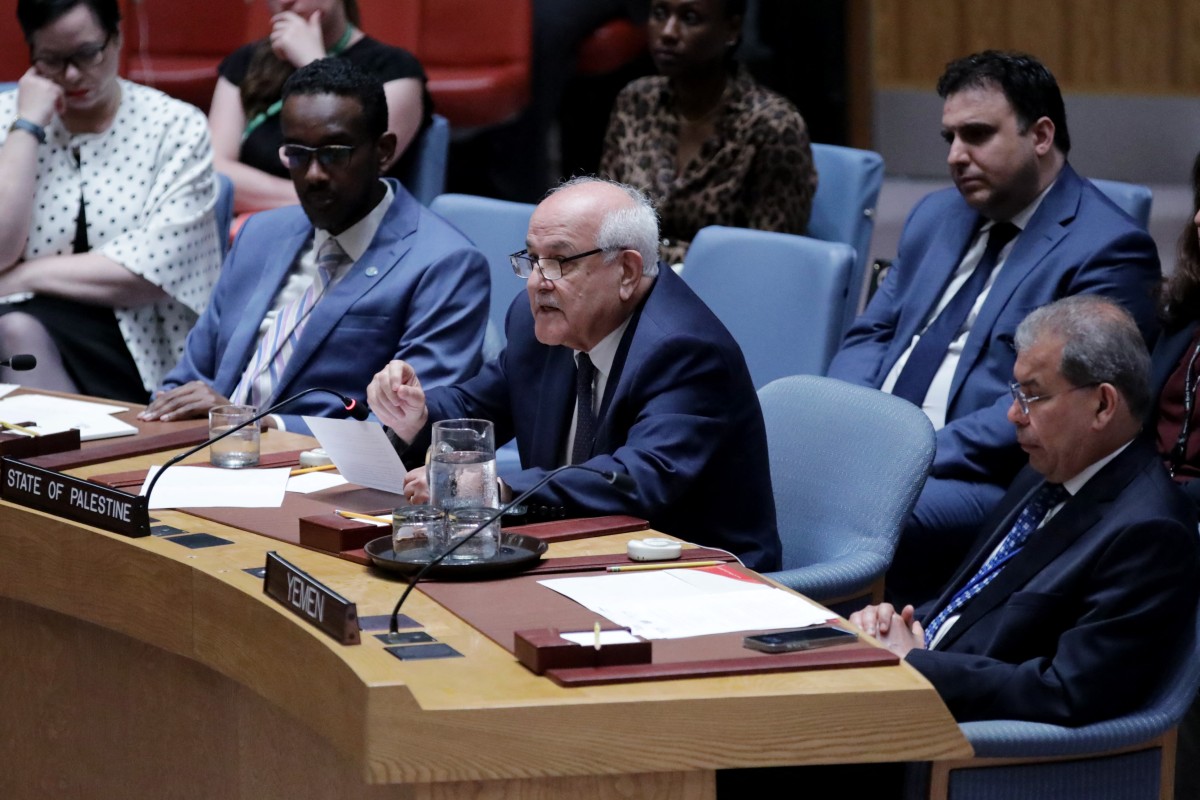 Palestine In Un Security Council Vote On Gaza