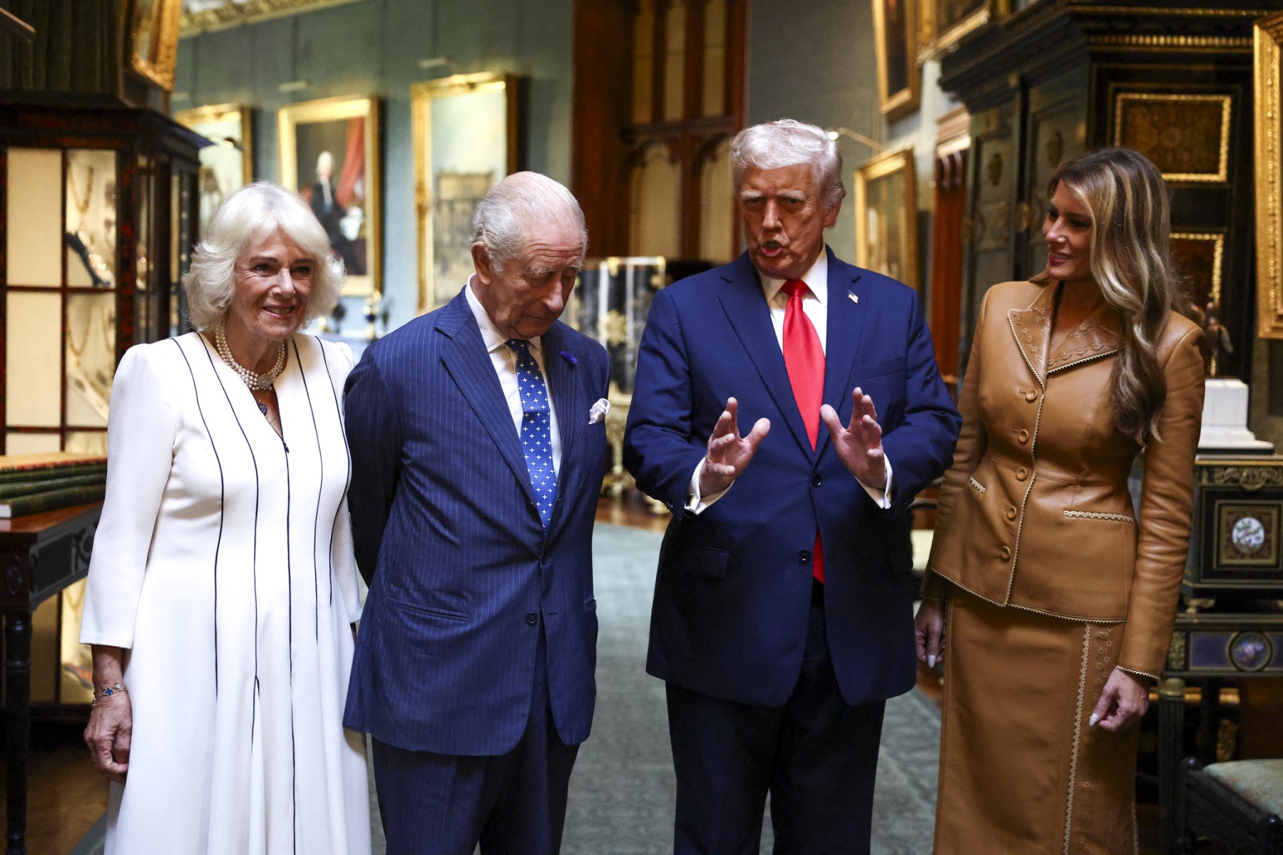 Donald Trump King Charles