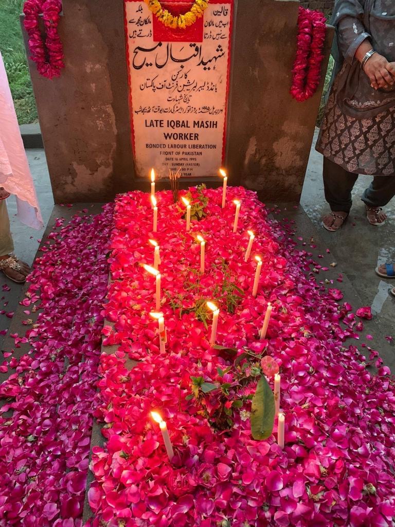 Iqbal Masih's grave .JPG