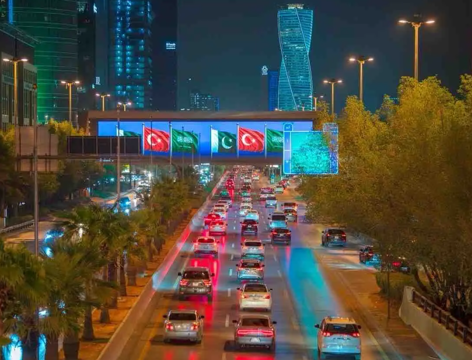 Saudi Pakistan Turkey Flags