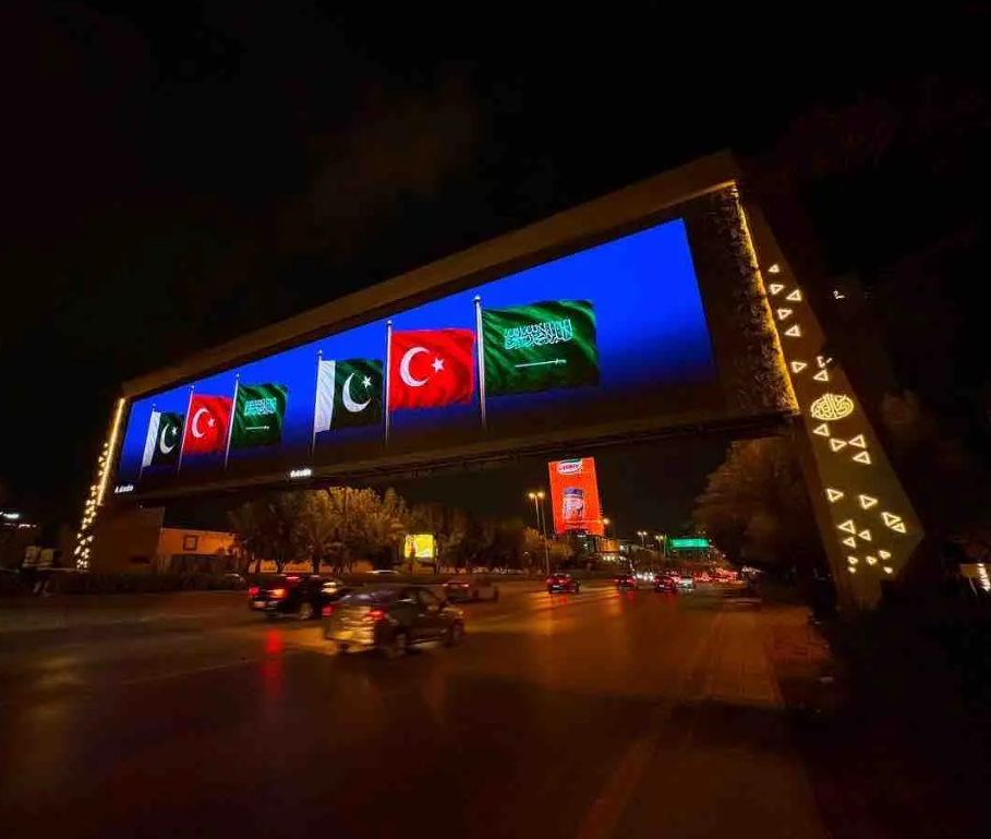 Saudi Pakistan Turkey Flags