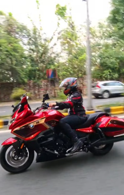 woman biker