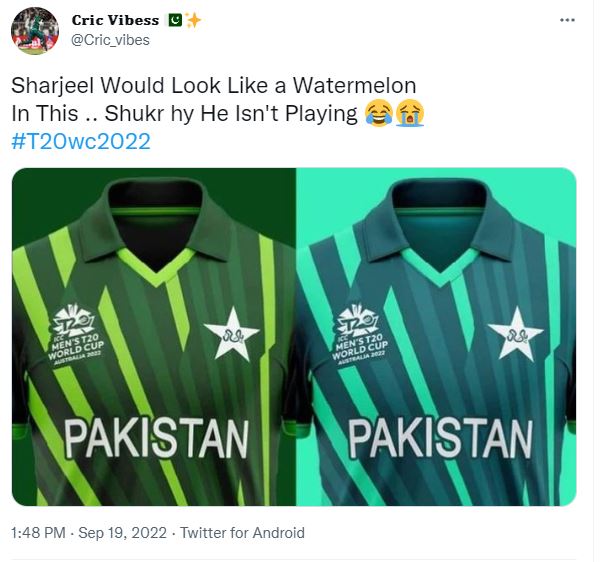 Pakistan New Shirt