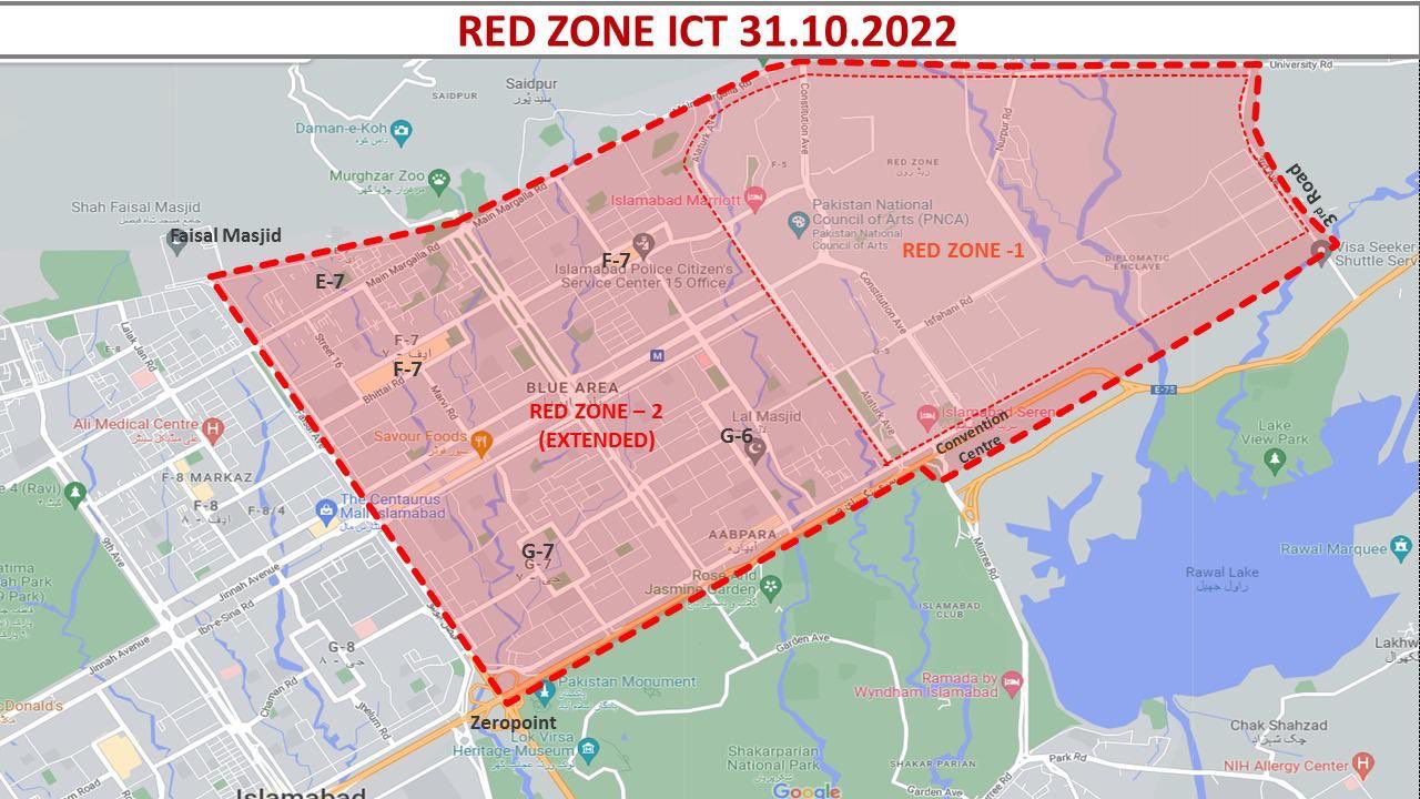 Islamabad Red Zone