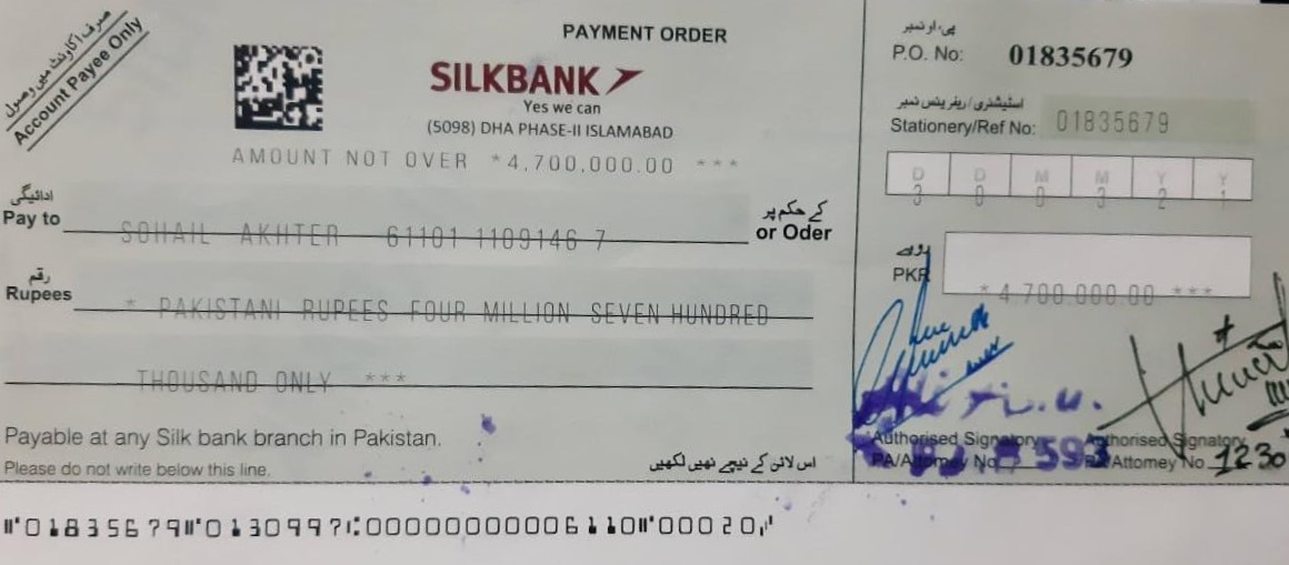 Payorder - Sohail Akhter