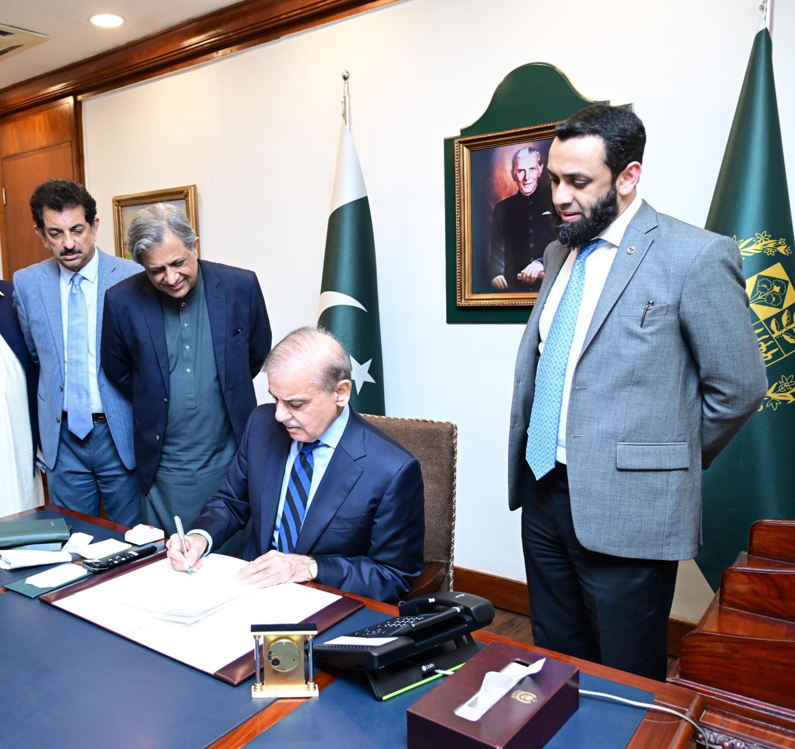 Shahbaz Sharif Signing 26th amendment