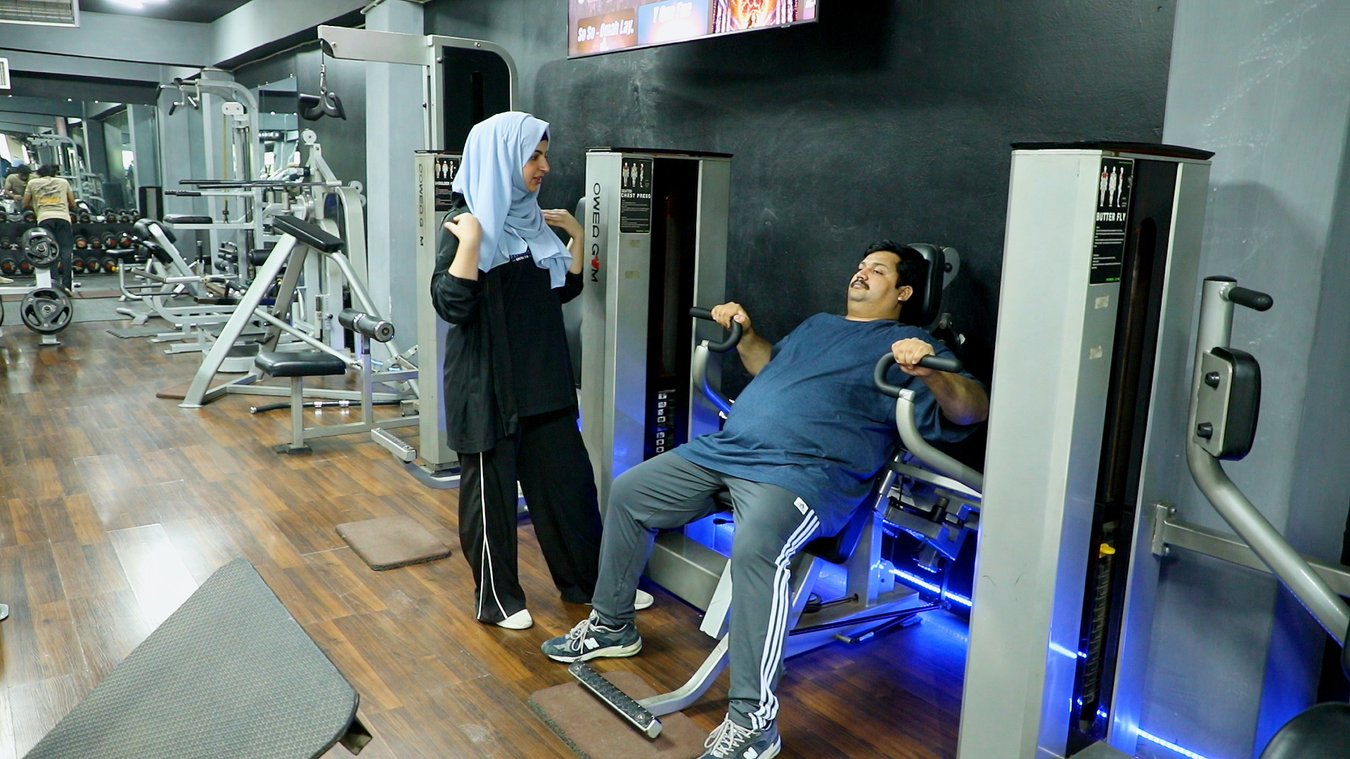 Hijabi Gym Trainer