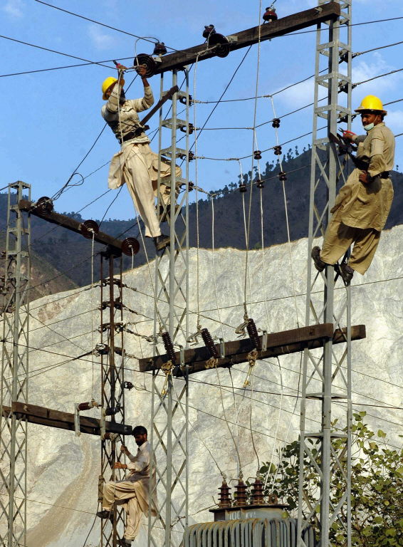 AJK Kashmir Electricity Pole 